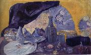 James Ensor Harmony in Blue oil